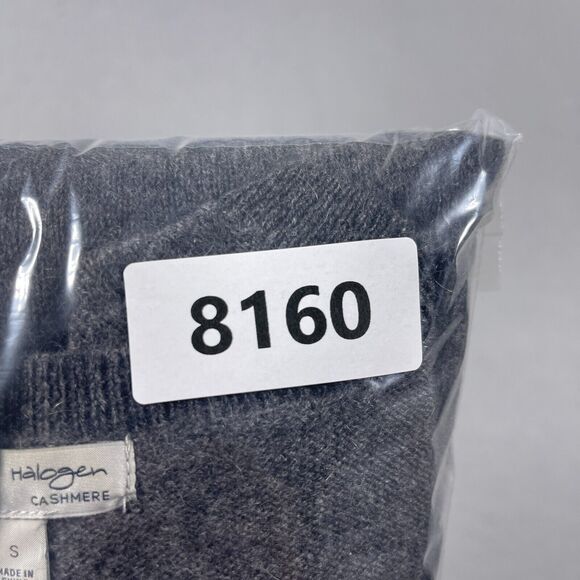 Halogen 100% Cashmere Sweater Women’s Small‎ V-Neck Heathered Gray - Picture 11 of 11